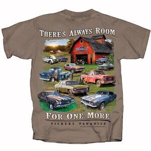 Chevy Chevrolet There’s Always Room For One More Pickers Paradise S/S TShirt NEW